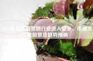 2024年互联网营销行业进入壁垒、市场发展前景及趋势预测