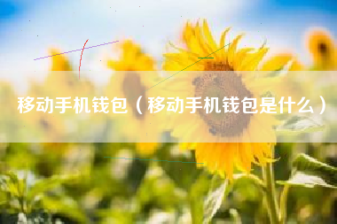 移动手机钱包（移动手机钱包是什么）