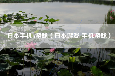 日本手机h游戏（日本游戏 手机游戏）