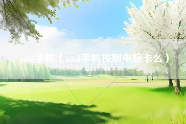 amd手机（amd手机控制电脑卡么）